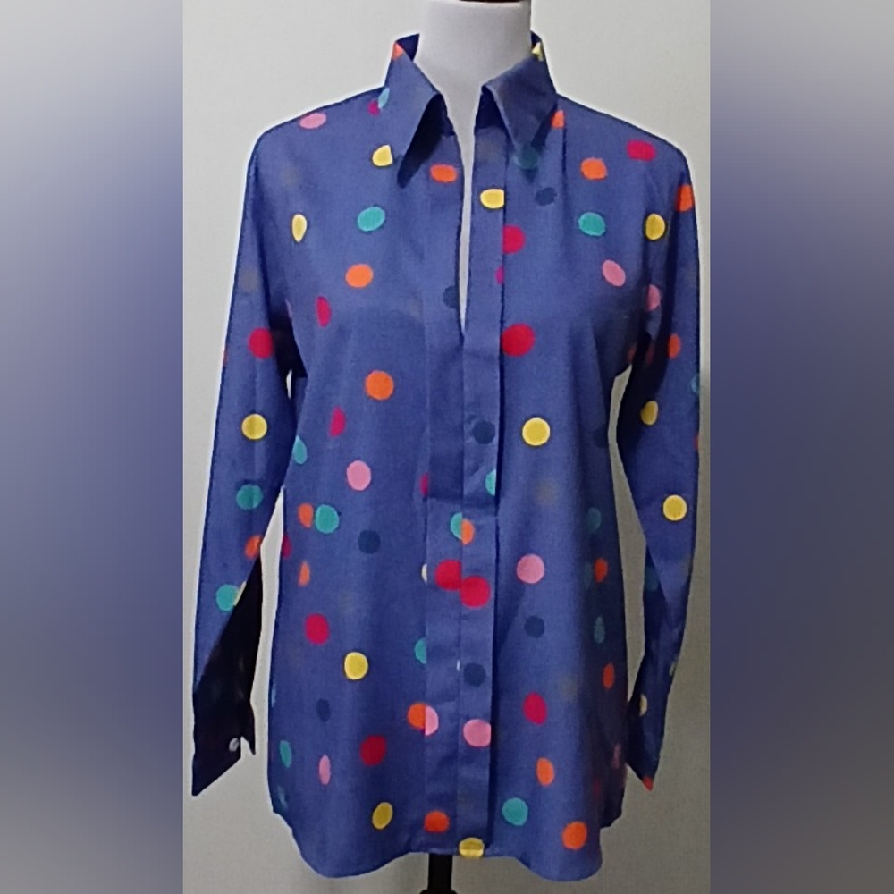 21-016 NWOT Temu Polka Dot Top size L (12-14)